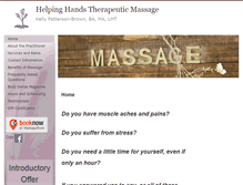 Tablet Screenshot of kpbrown.massagetherapy.com