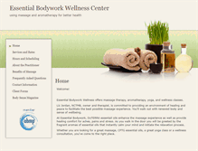 Tablet Screenshot of essentialbodywork.massagetherapy.com