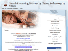 Tablet Screenshot of healthpromoting.massagetherapy.com
