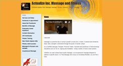 Desktop Screenshot of actualize.massagetherapy.com