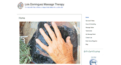 Desktop Screenshot of loisd.massagetherapy.com