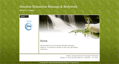 Desktop Screenshot of absoluterelaxation.massagetherapy.com