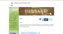 Desktop Screenshot of maryannnemeth.massagetherapy.com