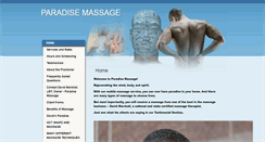 Desktop Screenshot of paradise.massagetherapy.com