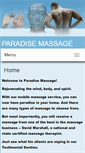 Mobile Screenshot of paradise.massagetherapy.com