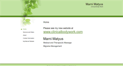 Desktop Screenshot of marni.massagetherapy.com