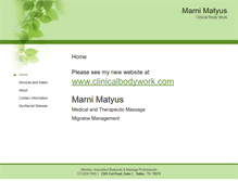 Tablet Screenshot of marni.massagetherapy.com