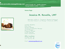 Tablet Screenshot of jmrevelle.massagetherapy.com