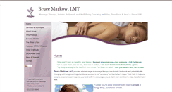 Desktop Screenshot of brucemarkow.massagetherapy.com