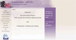 Desktop Screenshot of birgith.massagetherapy.com