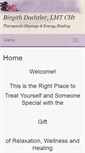 Mobile Screenshot of birgith.massagetherapy.com
