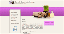 Desktop Screenshot of janetsacco.massagetherapy.com