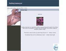 Tablet Screenshot of lindsayisamoyer.massagetherapy.com