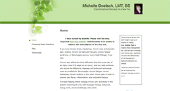 Desktop Screenshot of michelledoetsch.massagetherapy.com