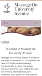 Mobile Screenshot of massageonuniversity.massagetherapy.com