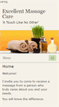 Mobile Screenshot of excellentmassagecare.massagetherapy.com