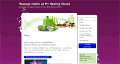 Desktop Screenshot of massagenatick.massagetherapy.com