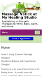 Mobile Screenshot of massagenatick.massagetherapy.com
