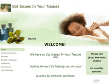 Tablet Screenshot of darlaketchum.massagetherapy.com