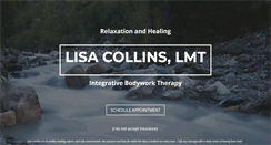 Desktop Screenshot of lisacollins.massagetherapy.com