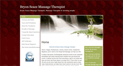 Desktop Screenshot of bryonseacemassagetherapist.massagetherapy.com