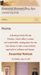 Mobile Screenshot of essentialretreat.massagetherapy.com