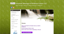 Desktop Screenshot of essentialmassagewellness.massagetherapy.com