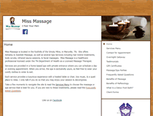Tablet Screenshot of ifeelyourpain.massagetherapy.com