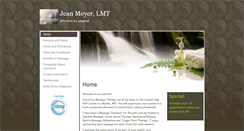 Desktop Screenshot of jeanmeyer.massagetherapy.com
