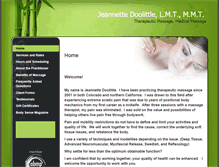 Tablet Screenshot of jdoolittle.massagetherapy.com