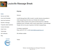 Tablet Screenshot of lmb.massagetherapy.com