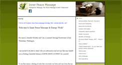 Desktop Screenshot of innerpeace2011.massagetherapy.com