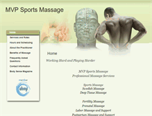 Tablet Screenshot of ckdavis.massagetherapy.com