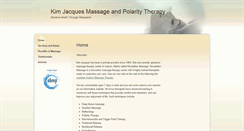 Desktop Screenshot of kimjacques.massagetherapy.com