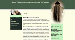 Desktop Screenshot of mariethiebaud.massagetherapy.com