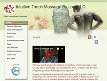 Tablet Screenshot of intuitivetouchbyjon.massagetherapy.com