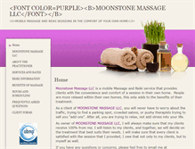 Tablet Screenshot of moonstone.massagetherapy.com