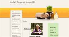 Desktop Screenshot of good4utherapeuticmassage.massagetherapy.com