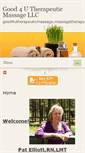 Mobile Screenshot of good4utherapeuticmassage.massagetherapy.com