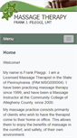 Mobile Screenshot of frankpileggi.massagetherapy.com