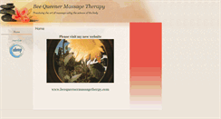 Desktop Screenshot of beequeener.massagetherapy.com