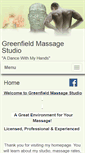 Mobile Screenshot of greenfieldmassagestudio.massagetherapy.com