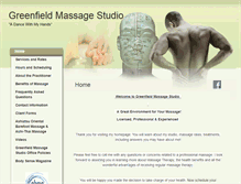 Tablet Screenshot of greenfieldmassagestudio.massagetherapy.com