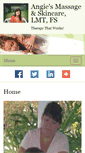 Mobile Screenshot of angiestewart-king.massagetherapy.com