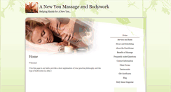 Desktop Screenshot of anewyou.massagetherapy.com