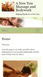 Mobile Screenshot of anewyou.massagetherapy.com