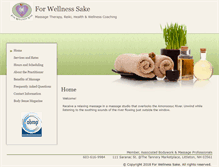 Tablet Screenshot of pamalberts.massagetherapy.com