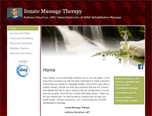 Tablet Screenshot of anthonydelacruz.massagetherapy.com