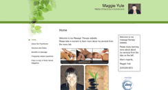Desktop Screenshot of maggie.massagetherapy.com