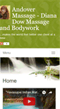 Mobile Screenshot of dianadow.massagetherapy.com